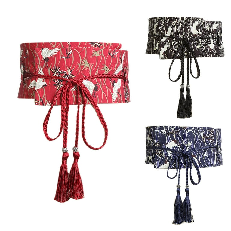 ✪ Exquisite Women Kimono Obi Belts Japanese Style Hand