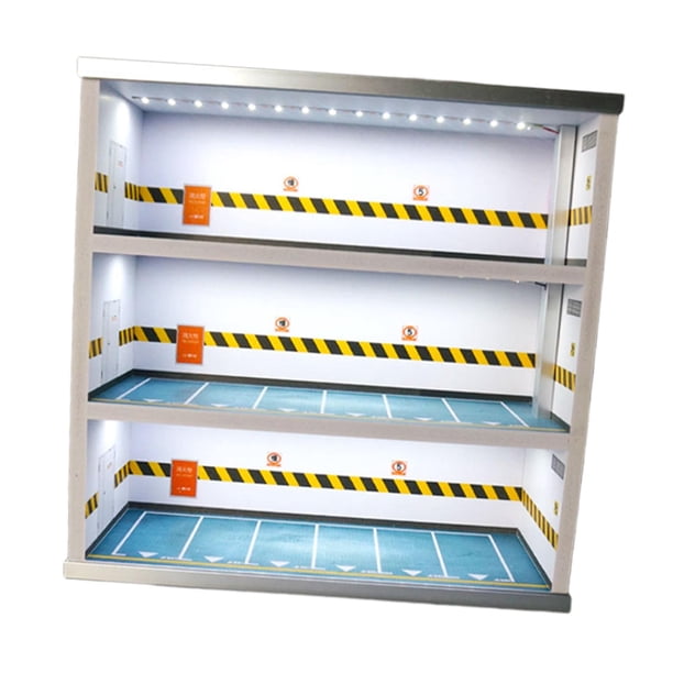1:32 Parking Modèle Voiture Moulé Sous Pression Garage Pour Diorama