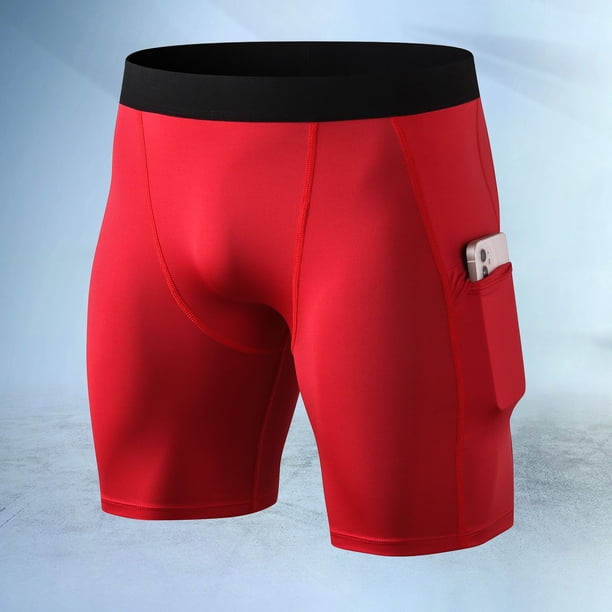Hombres Pantalones cortos de compresión Fitness Ciclismo Secado rápido Gimnasio Entrenamiento Correr Abanopi Pantalones cortos deportivos