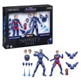 thumbnail image 5 of Hasbro Marvel Legends Series 6-inch Scale Action Figure Toy Captain Marvel and Rescue Armor 2-Pack, Infinity Saga character, Premium Design, 2 Figures and 12 Accessories, 5 of 5