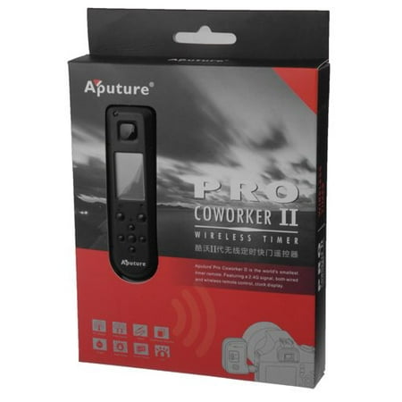 Aputure Coworker II Wireless Remote Shutter Release for Professional Canon Cameras (Such as: 5D Mark III, 7D, 1D) - 3C Connection (Replaces Canon's RS