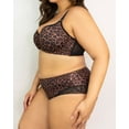 thumbnail image 3 of Women's Curvy Couture 1169 Tulip Lace Hipster Panty (Designer Leo XS), 3 of 4