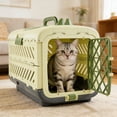 thumbnail image 6 of ZhangC Portable Pet Carrier, Foldable Large Travel Pet Crate, 20x15x12.6 Inchs Ventilated Kennel, Airline-Friendly, Durable Plastic, Pet Carrier for Home, Travel, 6 of 6