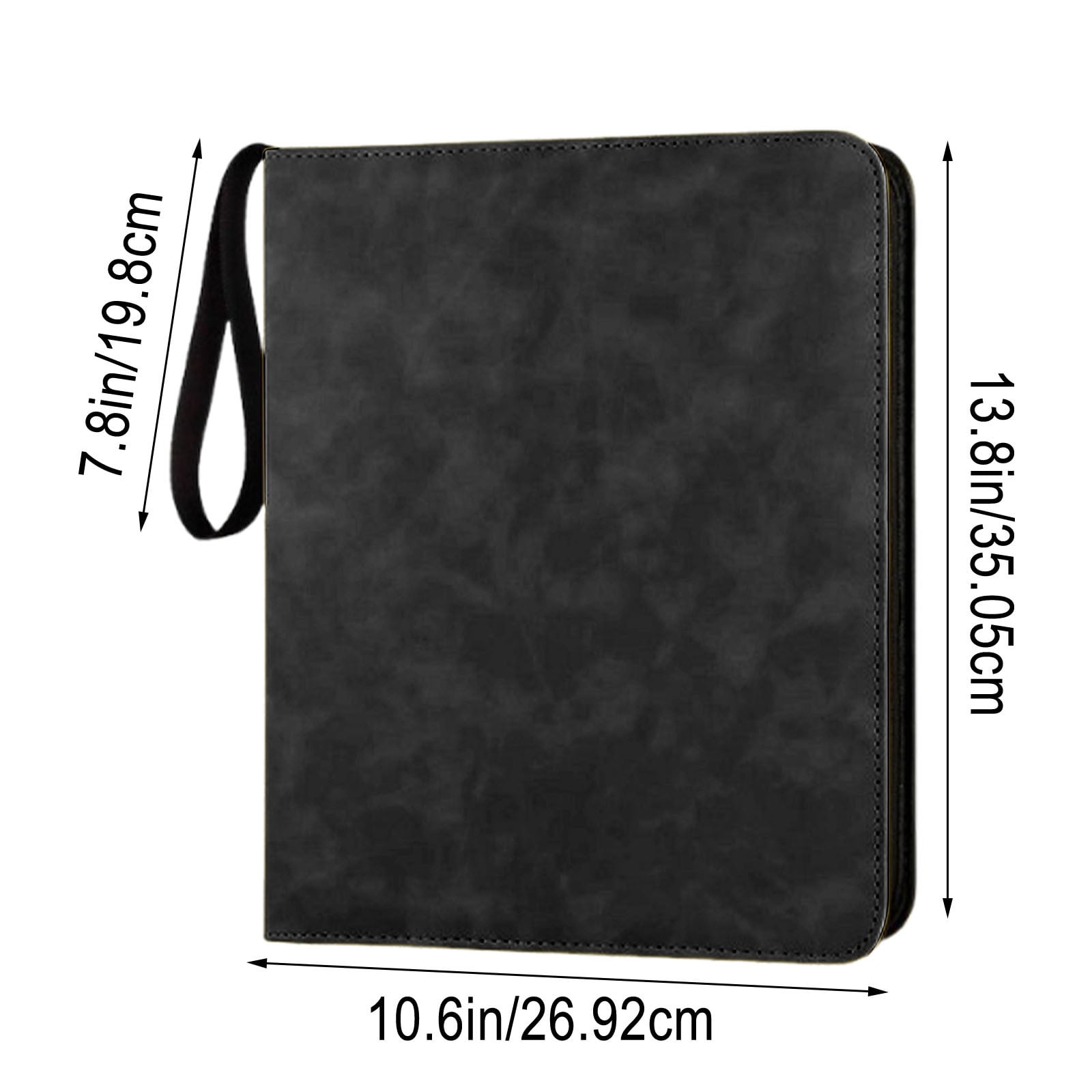 PPgejGEK 900 Card Slots Collectible Card Binder with 9 Pockets Per Page and 50 Pages - Trading Card Album Storage Book with Bookmark Feature