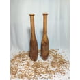 thumbnail image 4 of Wooden Mughdar Indian Clubs Pair – 2 kg  Babool Wood Exercise Clubs | Beginner Strength Training Pack Of 1, 4 of 5