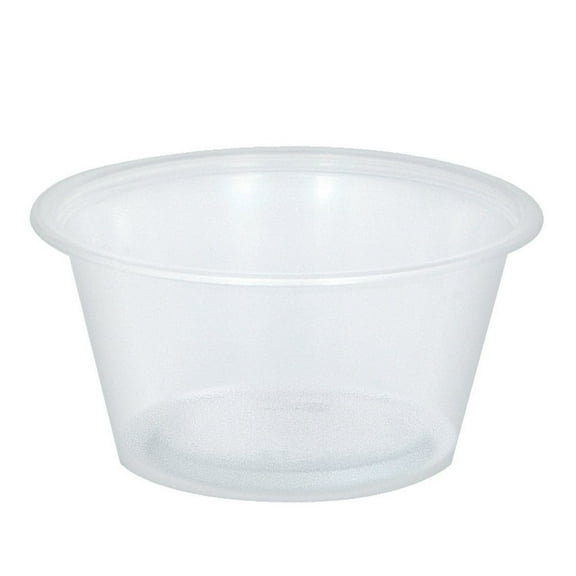 Clear Plastic Condiment Cups, 2oz., 25ct
