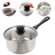 thumbnail image 4 of BRIGHTFUFU 1 juego de ollas para leche de acero inoxidable, ollas para sopa de mano, ollas para cocinar leche para estufa, ollas para calentar leche de cocina, 4 of 8