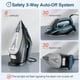 thumbnail image 3 of Plancha de vapor Sundu Rapid Heating - Suela de cerámica (1700 W), color azul, 3 of 9