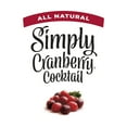 thumbnail image 3 of Simply Non GMO All Natural Cranberry Cocktail Fruit Juice, 52 fl oz Bottle, 3 of 9