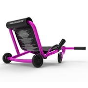 EzyRoller: Classic - Pink - Ride-On Scooter, Cambering Motion, Pedal Free Cart, Hand Brakes, Extendable Frame, 154lb Capacity, Kids Ages 4+