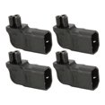 thumbnail image 2 of 4Pcs IEC320 C14 to IEC320 C5 Power Adapter 90 Degree Right Angle IEC320 C14 Male to C5 Female Power Adapter 250V, 2 of 5
