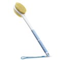 thumbnail image 1 of Cepillo de ducha con cerdas suaves y rígidas de 17.5 pulgadas de mango largo de doble cara cepillo de baño exfoliante corporal para cepillado húmedo o seco (mango largo), 1 of 5