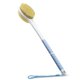 thumbnail image 1 of Cepillo de ducha con cerdas suaves y rígidas de 17.5 pulgadas de mango largo de doble cara cepillo de baño exfoliante corporal para cepillado húmedo o seco (mango largo), 1 of 5
