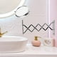 thumbnail image 4 of Espejo de pared redondo de 6 pulgadas con aumento 3x, retráctil de doble cara, giratorio 360 grados, para baño, ideal para maquillaje., 4 of 8
