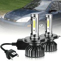 For Ford Focus 2000 2001 2002 2003 2004 LED Headlight Bulbs 9003 H4 High and Low Beam 2pcs