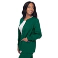 thumbnail image 3 of Sivvan Women's Scrubs Warm-Up Jacket / Front Snaps - Round Neck, 3 of 7