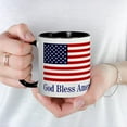 thumbnail image 3 of CafePress - God Bless America Mug - 11 oz Ceramic Mug - Novelty Coffee Tea Cup, 3 of 3