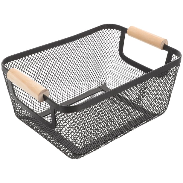 Cesta de alambre, cesta metálica para organizar, cesta de almacenamiento de alambre para organizar