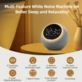 thumbnail image 3 of LEIKE Bedside White Noise Machine Alarm Clock with 25 Soothing Sounds, Dimmable Nightlight, Sleep Timer, 16 Adjustable Volume Levels - Sleep Aid Sound Machine for Bedroom, 3 of 7