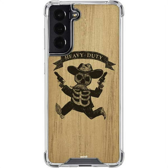 Skinit Skull & Bones Mr. Heavy Duty Galaxy S22 Clear Case