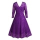 thumbnail image 2 of Vestido Talla Extra Festoneado Encaje Rosegal  Vestidos de encaje de talla grande, 2 of 5