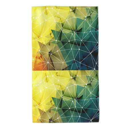 

Home Towels Colorful Geometric Background Absorbent Hanging Hand Towel Small Bath Towel Decorative Kitchen Dish Guest Towel For Spa Gym Hote27.5x16in
