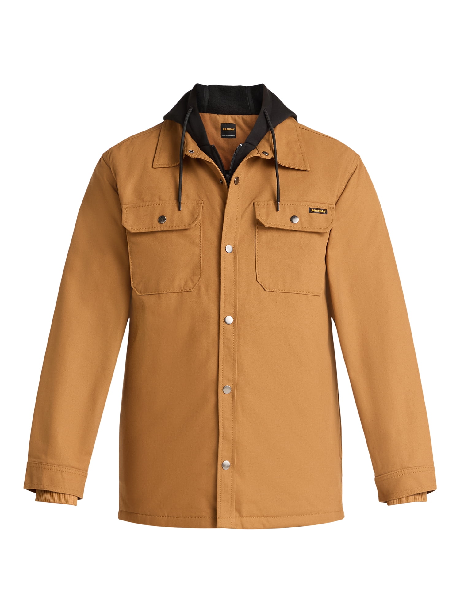 Brahma Men's Hooded Shirt Jacket, Midweight, Sizes S-3XL