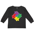 thumbnail image 3 of Inktastic Autism Awareness Month Puzzle Boys or Girls Long Sleeve Toddler T-Shirt, 3 of 5