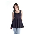 thumbnail image 4 of 24/7 Comfort Apparel Women's Sleeveless Tunic Tank, 4 of 8