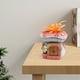 thumbnail image 4 of Garden Cement Mushrooms House Planter Office Desk Outdoor Courtyard Small Pot., 4 of 5