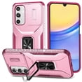 thumbnail image 1 of Funda para GANGXUN Samsung Galaxy A16 - Soporte metálico, Función magnética, Rosa, 1 of 5