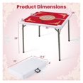 thumbnail image 6 of Folding Mahjong Table with Cup Holders for Game Room, 6 of 6