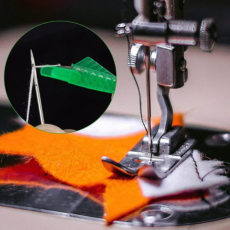 Menkey Sewing Machine Needle Threaders, Fish Type Needle Threader, Quick Sewing Machine Loop Needle Threaders Tool, Automatic Sewing Needle Threader (20pcs