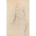 thumbnail image 2 of Gustav Klimt 17x24 Gold Ornate Framed and Double Matted Museum Art Print Titled - Seated Woman (ca 1910), 2 of 4
