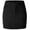 .BLACK, variant on FashionMille Women Solid Corduroy Comfy High Waist Pocket A Line Mini Skirt