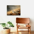 thumbnail image 3 of HFDF Christian Jesus Lamb Wall Art Canvas Prints Easter Shepherd Wall Decor Canvas Scripture Religious Sheep Wall Art Painting Artwork for Living Room Bedroom Church Decor 16x12inch Framed, 3 of 6
