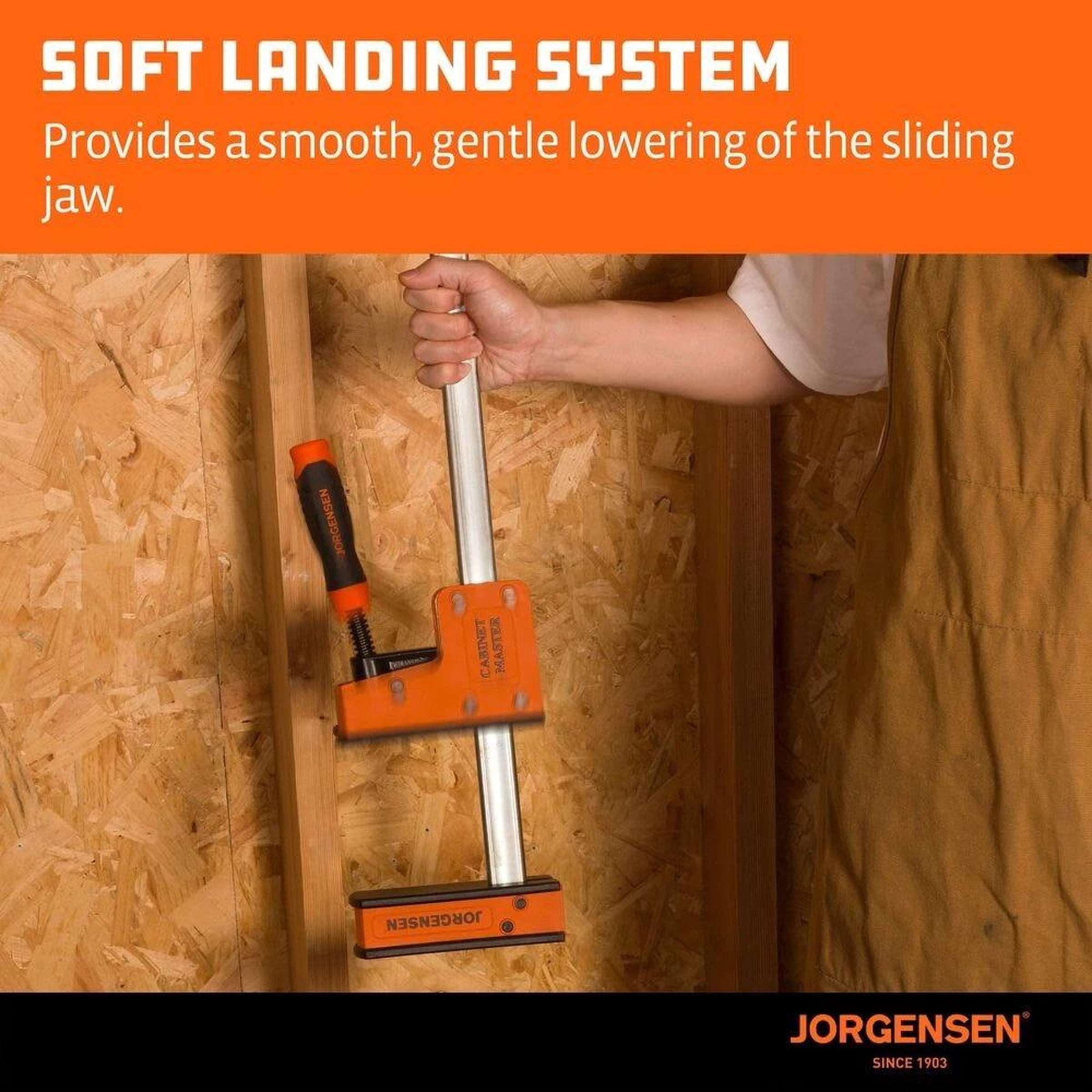 JORGENSEN 36" Parallel Bar Clamp Heavy-Duty Cabinet Master Clamp Spreader 2-Pack