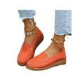 thumbnail image 3 of Daeful Women's Casual Lightweight Slip On Flat Shoes Travel Fashion Round Toe Flats Soft Loafers, 3 of 5