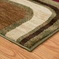 thumbnail image 3 of United Weavers Studio Area Rug 710-00350 Modem Brown Circles Curves 1' 11" x 7' 4" Rectangle, 3 of 5