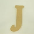 thumbnail image 3 of Package of 1, 18 Inch X 1/2" Thickness MDF Letter J in The Goudy Heavy Font, Thick, Upper Case for Art & Craft Project, Made in USA, 3 of 4