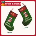 thumbnail image 4 of Custom Face Christmas Stocking - Personalized 18-Inch Christmas Hanging Stocking with Custom Face Photo, Name & Initials - Fun & Quirky Holiday Decor and Gifts, 3 Pcs, 4 of 7