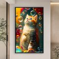thumbnail image 2 of Pintura de diamante 5D DIY Kit de gato de taladro redondo completo Artesanía de decoración del hogar (A7457) Hugtrwg Para estrenar, 2 of 9