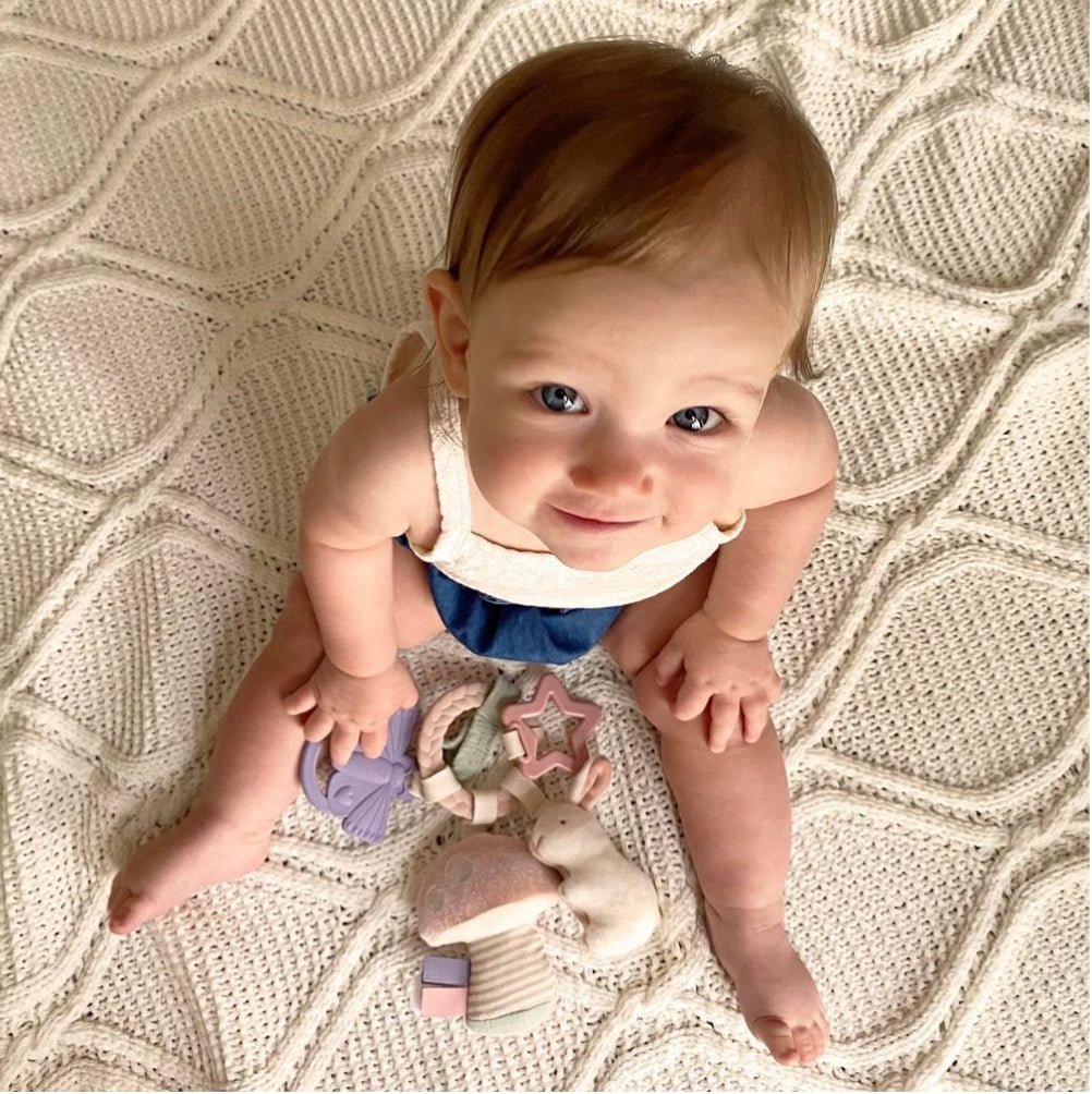 Itzy Ritzy Bitzy Busy Ring™ Bunny Teething Activity Toy