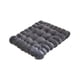 thumbnail image 3 of Cojín para silla de comedor con forma de galleta, cojín grueso para silla, cojín para asiento de sofá para el hogar, sala de juegos al aire libre, gris, 3 of 9