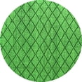 thumbnail image 1 of Ahgly Company Indoor Round Abstract Green Modern Area Rugs, 5' Round, 1 of 4