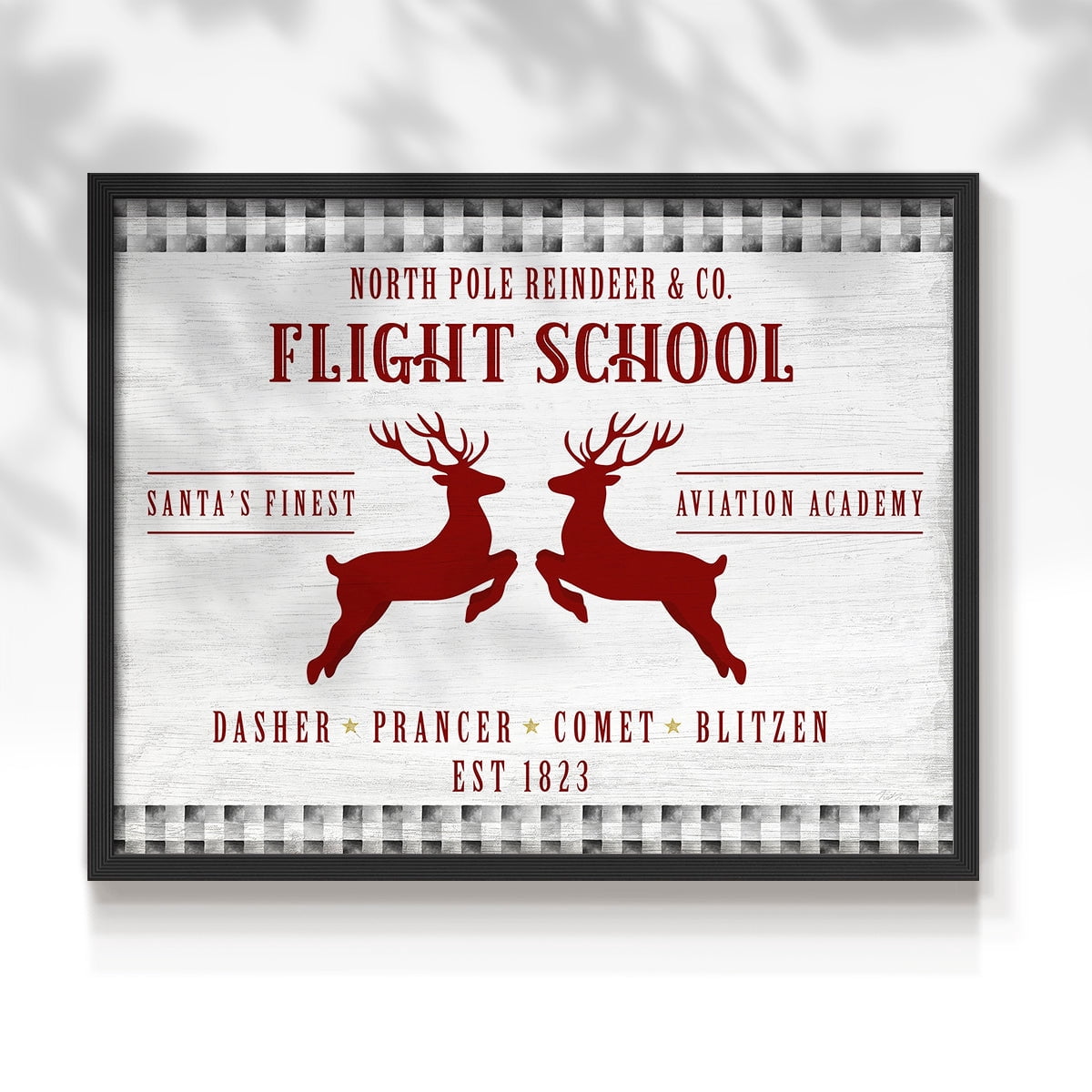 Flight School by Natalie Carpentieri - Restickable Framed Giclée Print