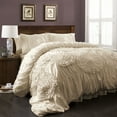 thumbnail image 3 of Lush Decor Serena Pink Polyester Textured Comforter, Full/Queen (3 Count), 3 of 11