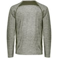 thumbnail image 3 of Holloway Sportswear M Electrify Coolcore® Long Sleeve Tee Olive Heather 222570, 3 of 5