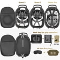 thumbnail image 2 of Funda de transporte FOREGOER para auriculares Oculus Quest 2 VR negra, 2 of 7