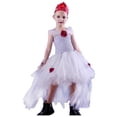 thumbnail image 2 of Kogui Kids Halloween Bride Role Play Sundress Girls Tutu Cosplay Party Costume Dress (Grey, 12-13 Years), 2 of 4